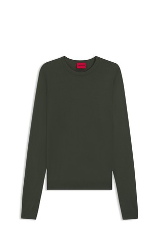 Slim-fit sweater in viscose blend