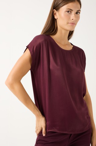 Mix fabrics T-shirt