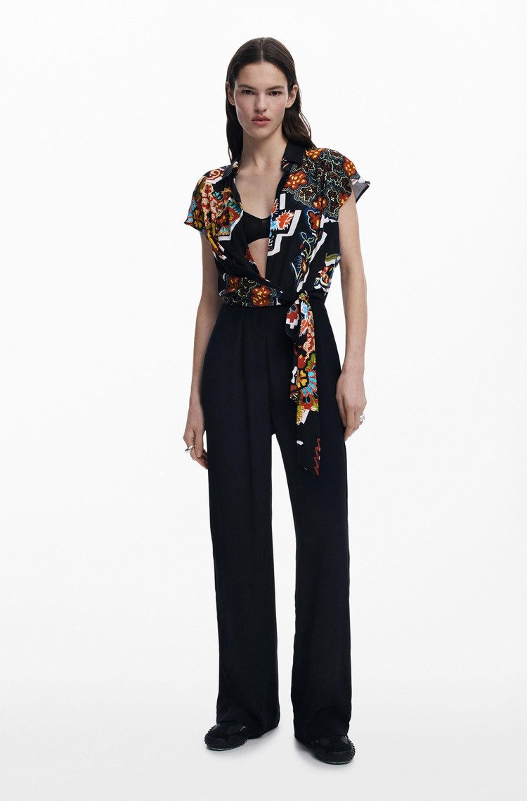 DESIGUAL Jumpsuit designed by Mr. Christian Lacroix Black / Multi 