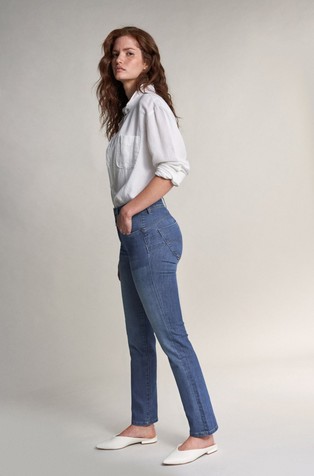 Salsa Secret Push in Slim Soft Touch Jeans Blue 