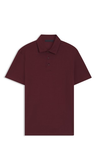Beckham x Boss polo shirt in cotton and silk