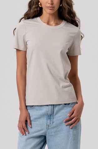 Regular fit majica iz viskozne mešanice
