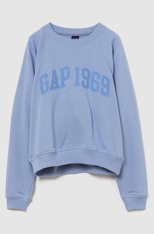 Gap logo ženski pulover z raglan rokavi