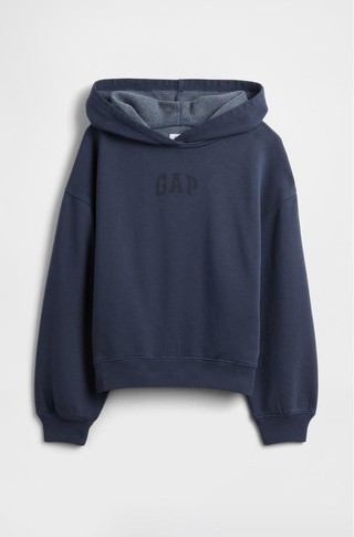 Gap logo pulover s kapuco za deklice