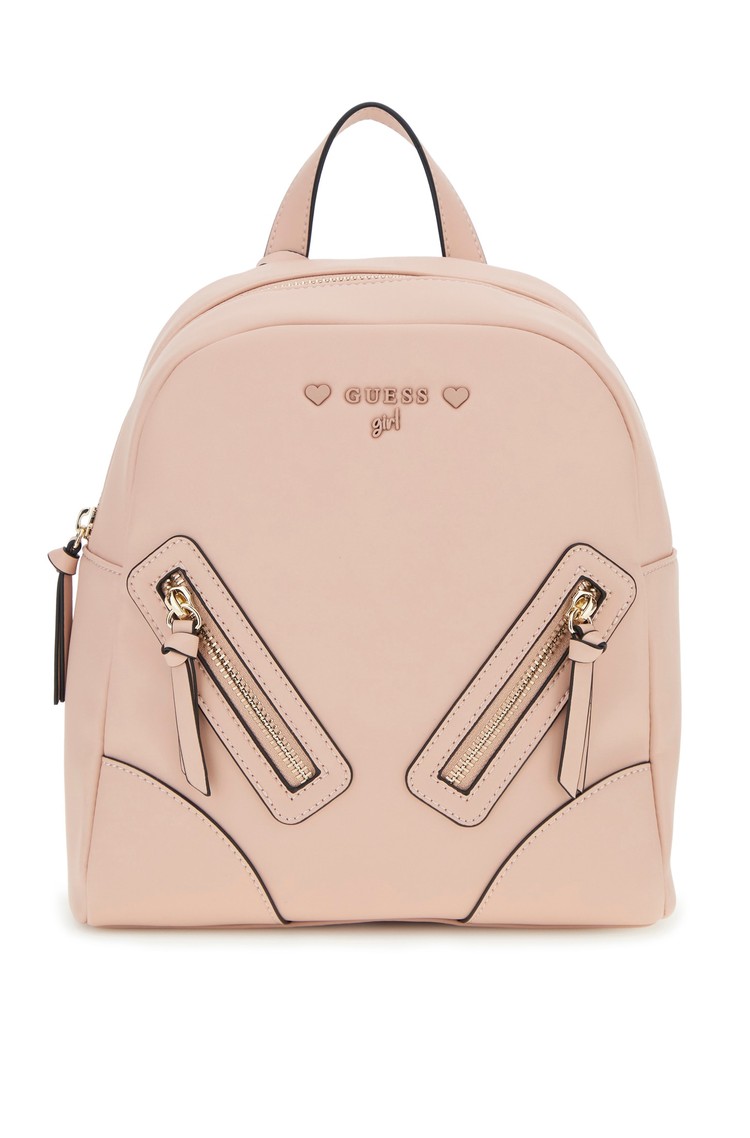 GUESS Nahrbtnik z žepoma z zadrgo Roza - Pink 