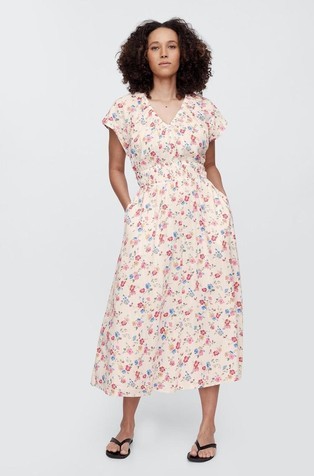 Gauze  Midi Dress