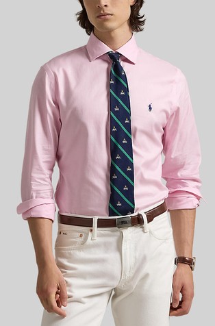 Regent slim fit teksturirana srajca