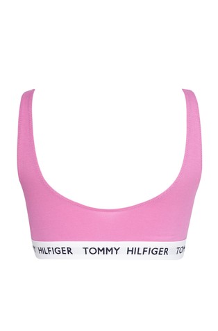 TOMMY HILFIGER Logo Underband Organic Cotton Bralette Pink 2