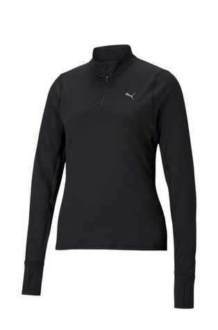 PUMA Favourite Quarter-Zip Running Pullover Black 2