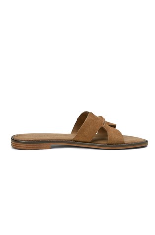 MARC O'POLO Slides in suede Dark Dusty Brown 3