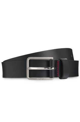 Usnjen pas z logo zaponko