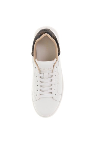 GUESS Leather sneakers White 4