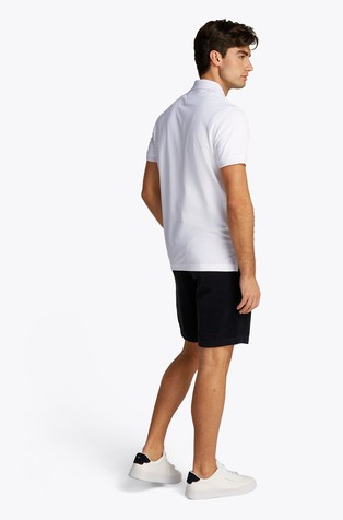 TOMMY HILFIGER Performance regular fit polo majica s piké teksturo Bela - White 2