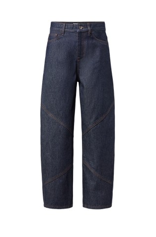 Relaxed fit cotton jeans