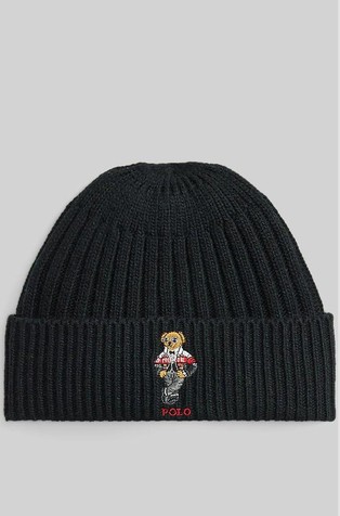 Polo Bear Knit Beanie