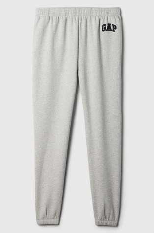 GAP Gap logo moški spodnji del trenirke Siva - Light Heather Gray 4