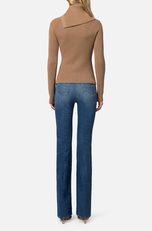 ELISABETTA FRANCHI Slim fit jeans with high waist Blue 4