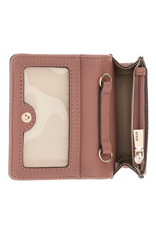GUESS Meridian torbica za čez ramo Bež - Rosewood 3