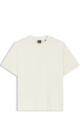 Relaxed-fit T-shirt in mercerised cotton