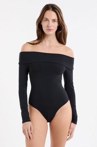 Marilyn Off-the-Shoulder Bodysuit