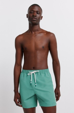 Contrast tape V-shaped swimwear
