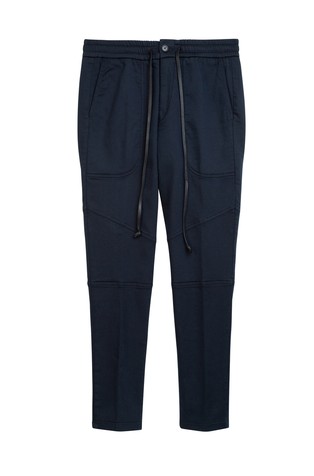 Relaxed fit trenirka z zatezno vrvico