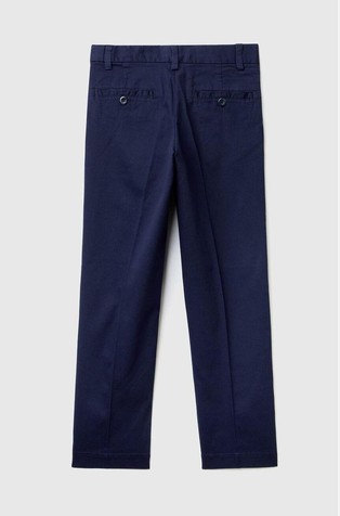 BENETTON Slim fit chino hlače iz raztegljivega bombaža Modra - Blue 2