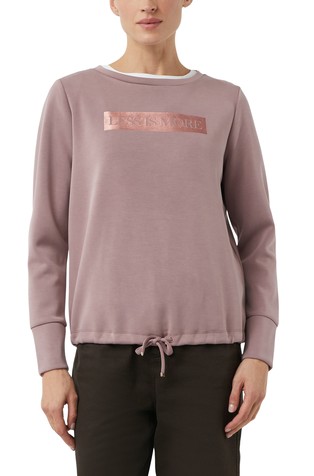 Scuba pulover s potiskom in zatezno vrvico