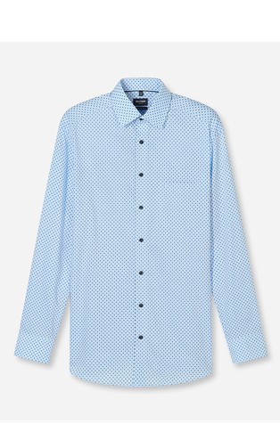 Luxor modern fit patterned shirt in cotton