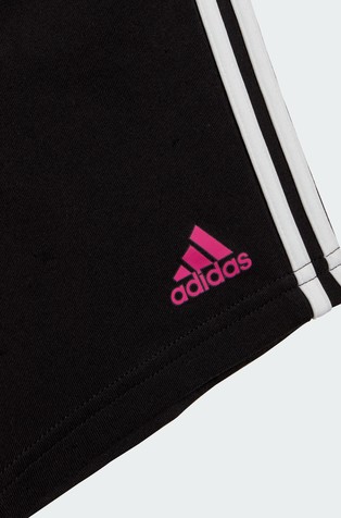 ADIDAS Essentials Lineage Organic Cotton Tee and Shorts Set Medium Grey Heather 3