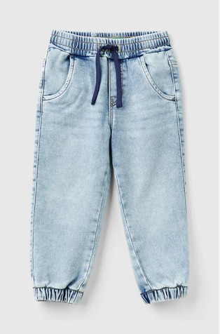 Jeans hlače z elastičnim pasom