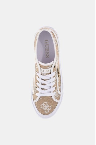 GUESS Jelexa 4G peony logo sneaker Beige / White 4