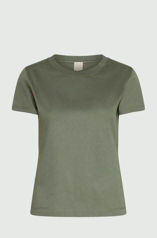 Monochrome bombažna majica s kratkimi rokavi