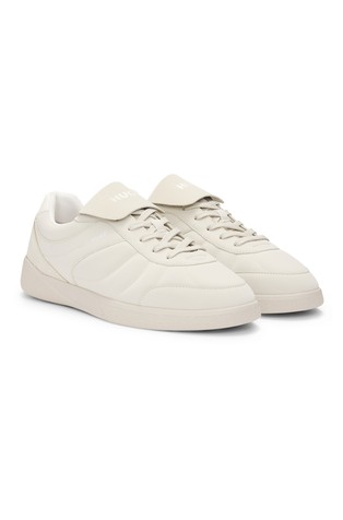 Nubuck-effect trainers