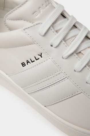 BALLY Usnjene superge Bela - White 5