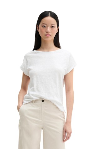 Majica s kratkimi rokavi iz organskega bombažnega jerseya