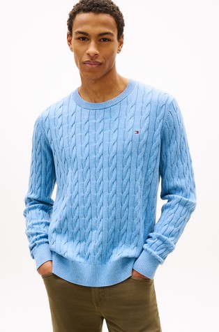 Cable knit relaxed fit jumper