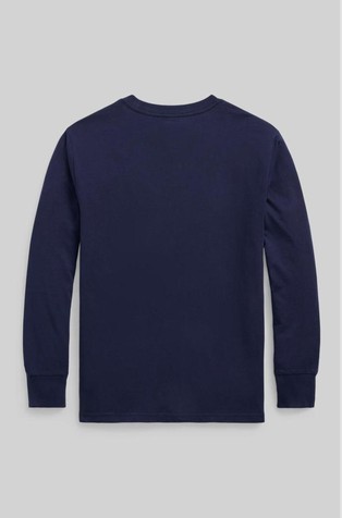 RALPH LAUREN Big Pony Cotton Jersey Tee Refined Navy 2