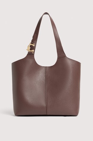 C-Me usnjena shopper torba