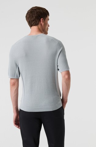 ALPHATAURI Seamless 3D Knit Coolmax® T-Shirt Cloud Grey 2