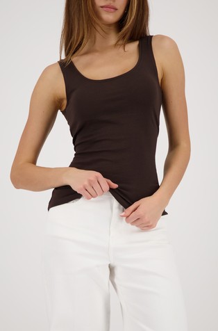 Stretch cotton top