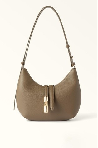 Leather shoulder bag