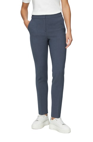 Cigarette trousers with an elasticated back waistband