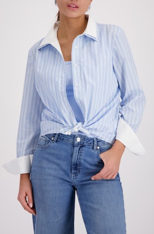 Črtasta bombažna srajca