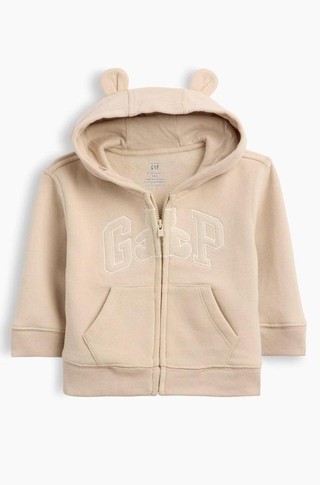 Gap logo jopa s kapuco in medvedkom Brannanom z dojenčke