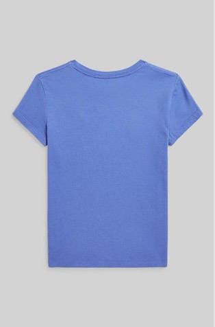 RALPH LAUREN Logo Cotton Jersey Tee Scottsdale Blue 2