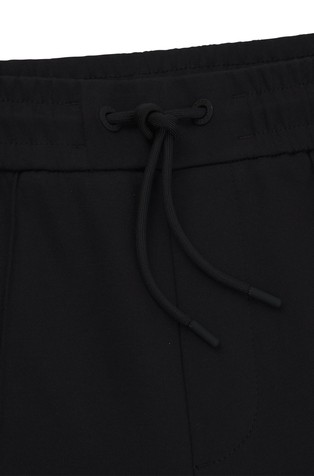 HUGO BOSS Regular-fit tracksuit bottoms in cotton-blend Black 2