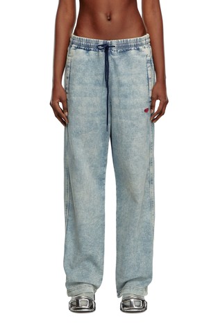 Ravne jeans hlače - D-Martians Track Denim