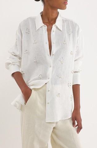 Selected By Chloé Lecareux oversized fit lanena srajca