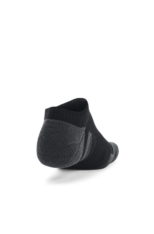 UNDER ARMOUR Performance Tech 3-Pack No Show Socks Black 3